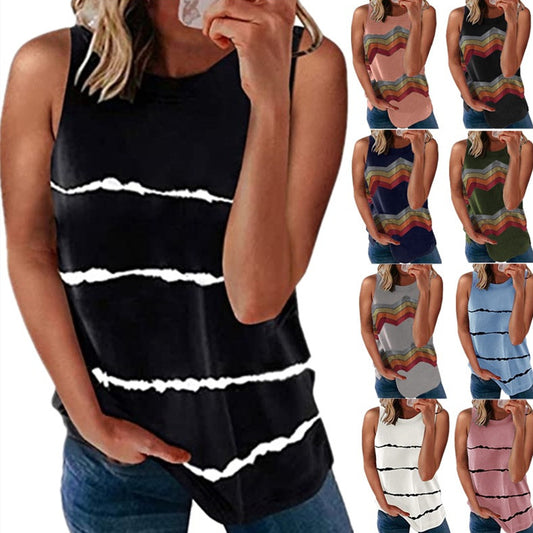 Striped Female Vest