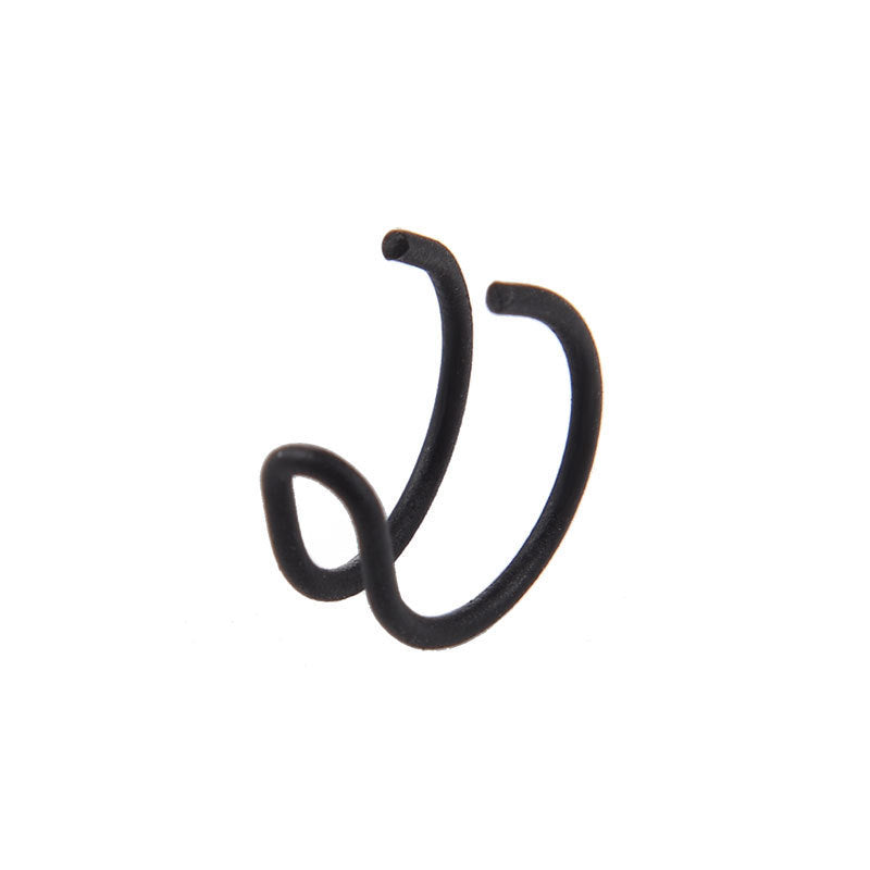 Top quality 18K Gold Color Mosquito Coil Clip on Hoop Earrings Hot Sale C Shape Copper C Shape Cuff Earrings Ear Clip