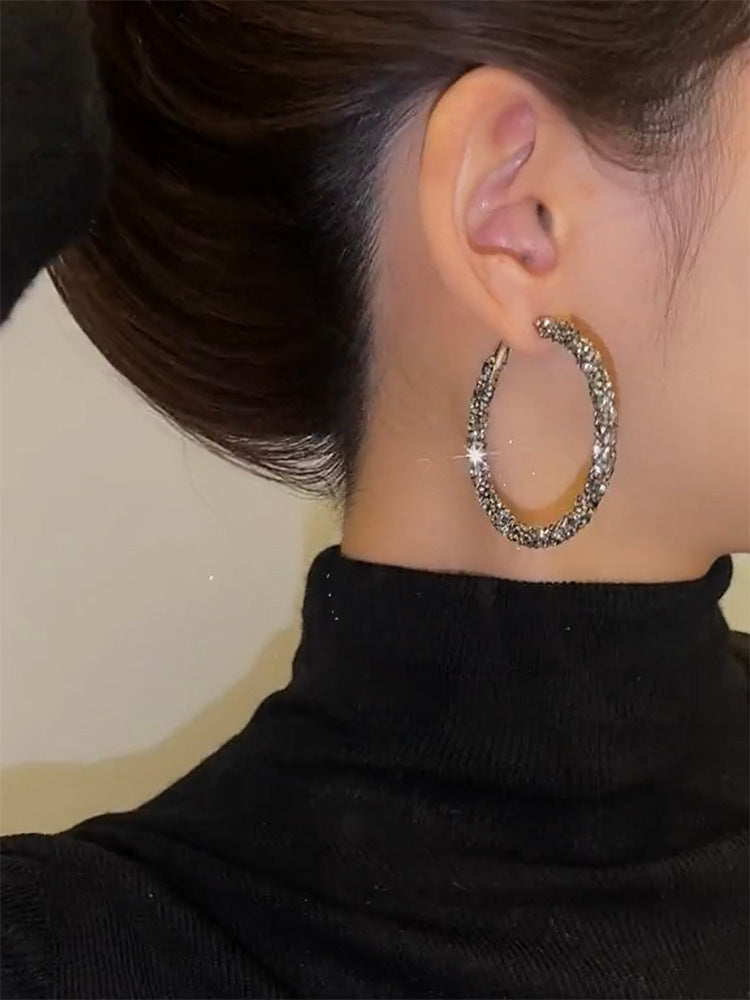 Highlight Light Luxury Hoop Earrings