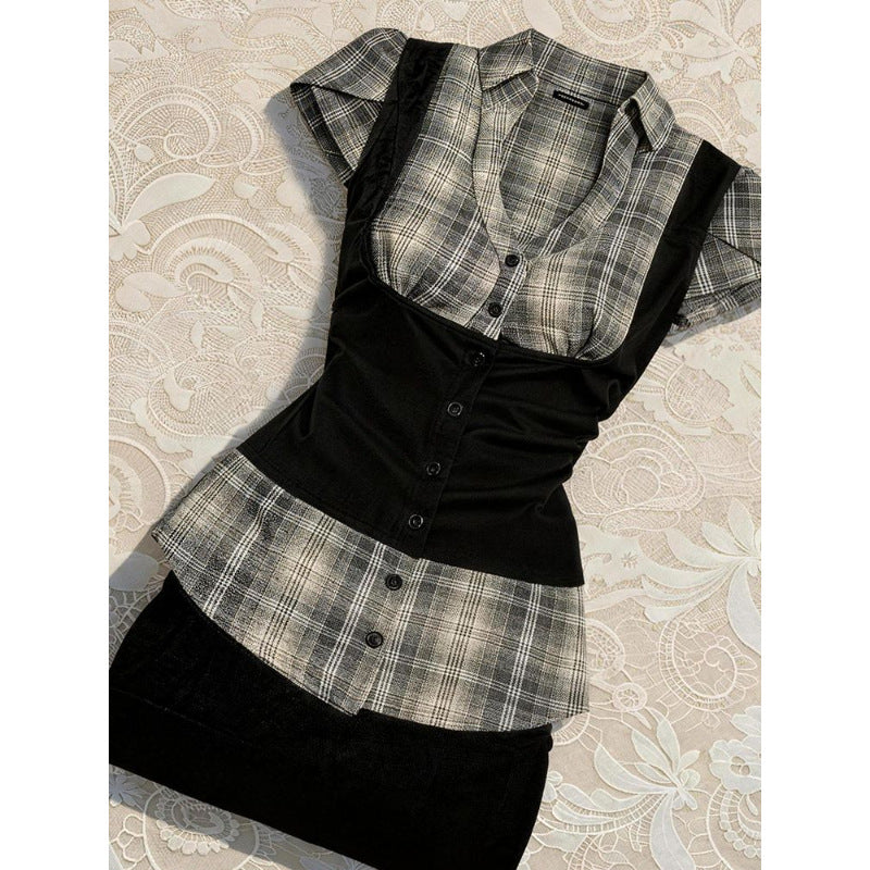 Retro Waist-Shaping Top & Flirty Skirt