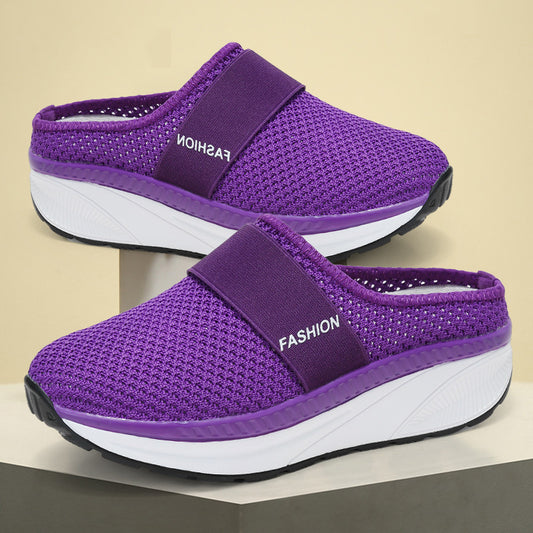 Non-Slip Hollow-Out Mesh Slippers