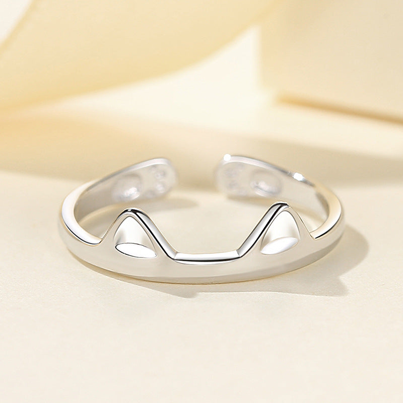 Punk Hand Jewellery Copper And Silver Plated Two-tone Snake Ring