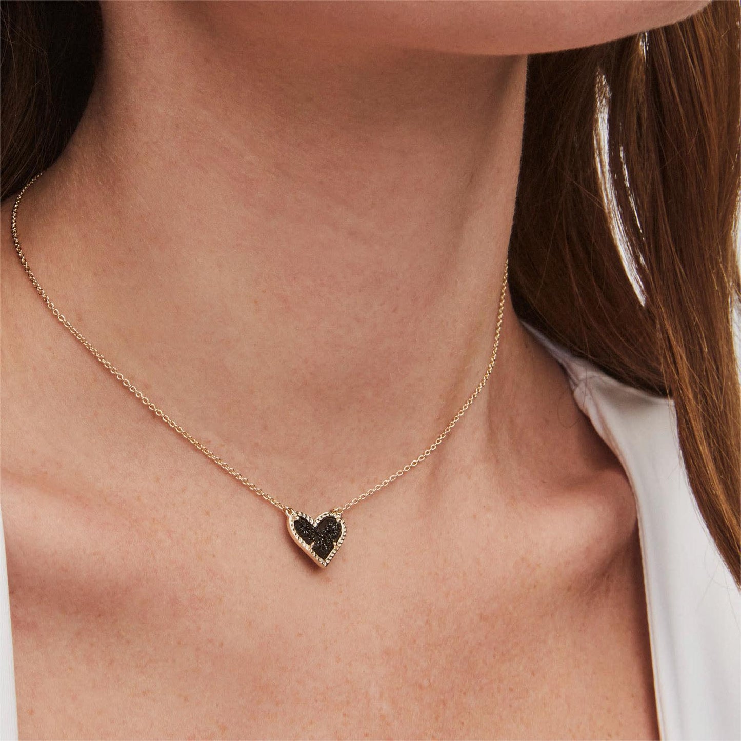 Natural Stone Clavicle Chain Love Necklace