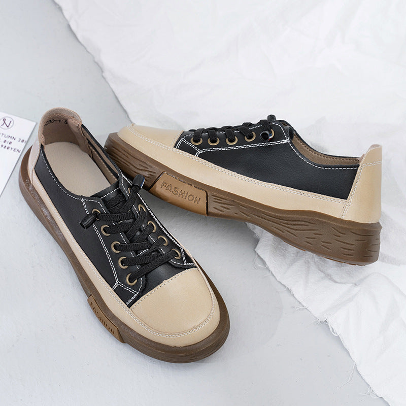 Tendon Soft-Sole Non-Slip Retro Female Casual Shoes