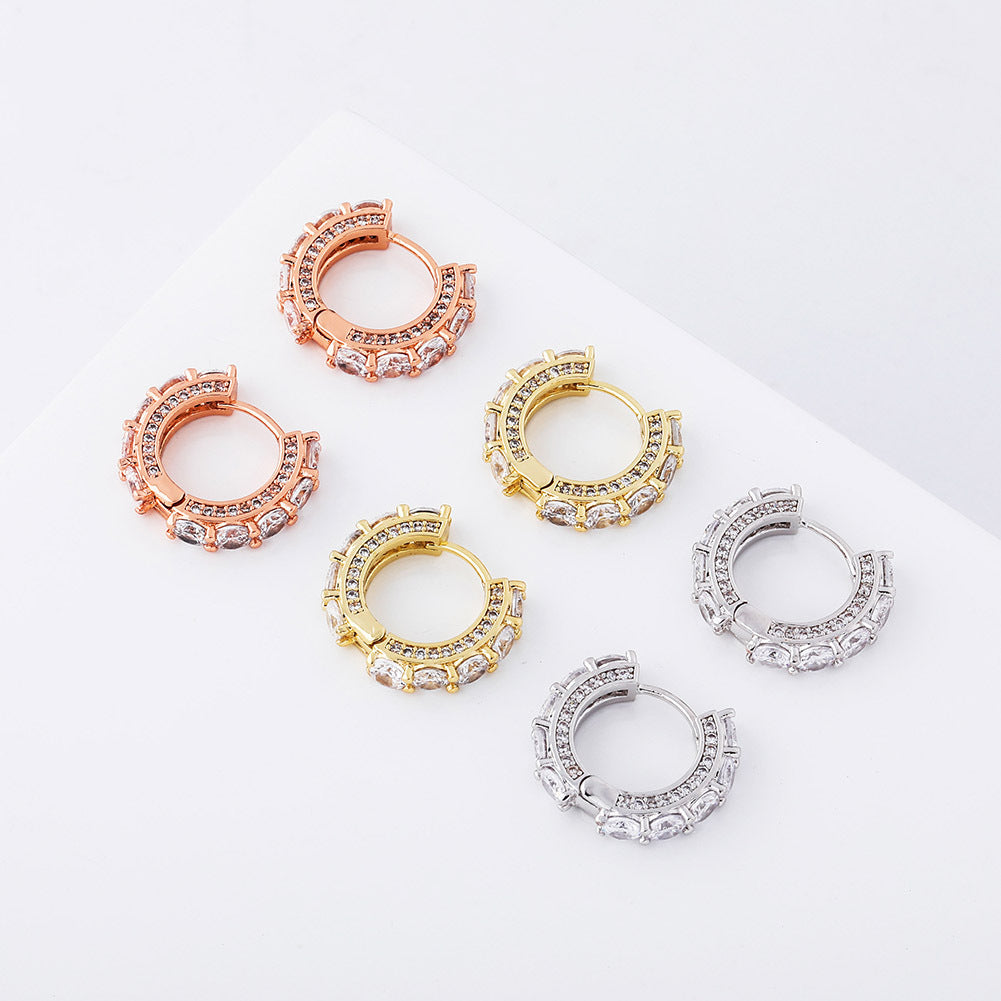 New Huggie hoop earrings