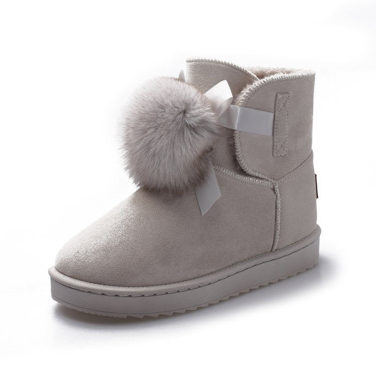 Women's Flat Soft Cotton Boots