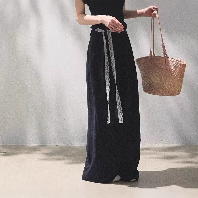 Linen Off-shoulder Short-sleeve Shirt Casual Set