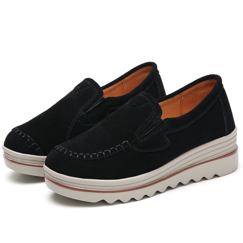 Leather Casual Shoes  For Women