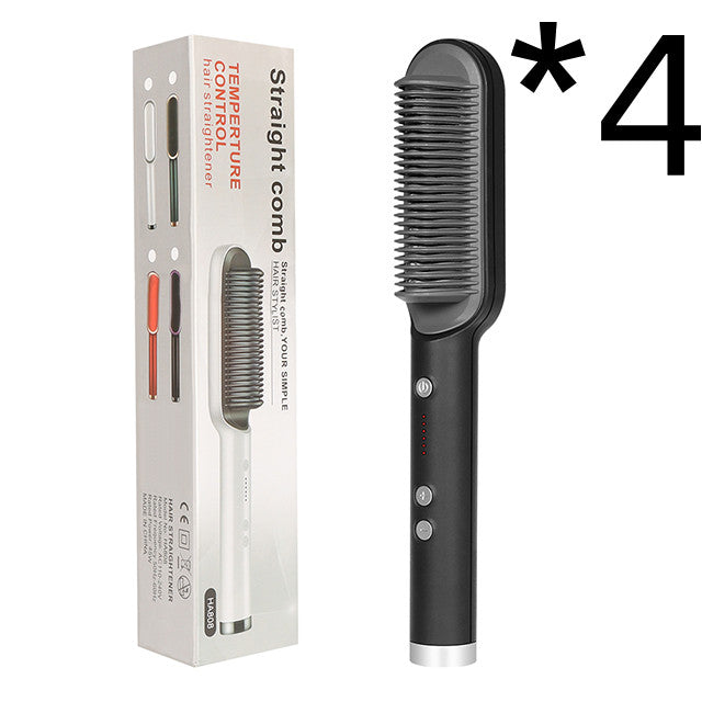 New 2-in-1 Hair Straightener -  Dual-Purpose Electric Hair Brush