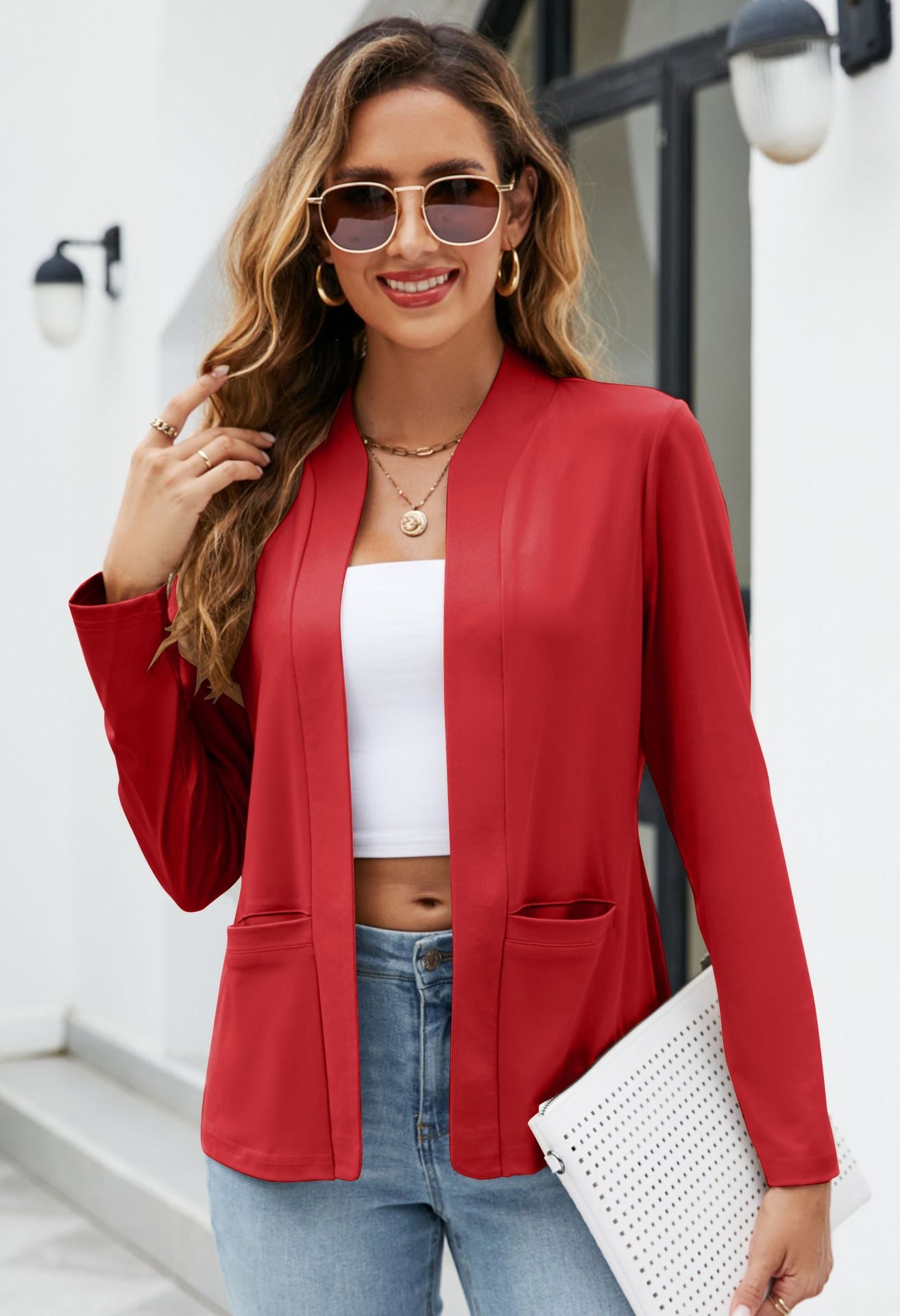 Women's Suit Jacket With Pockets