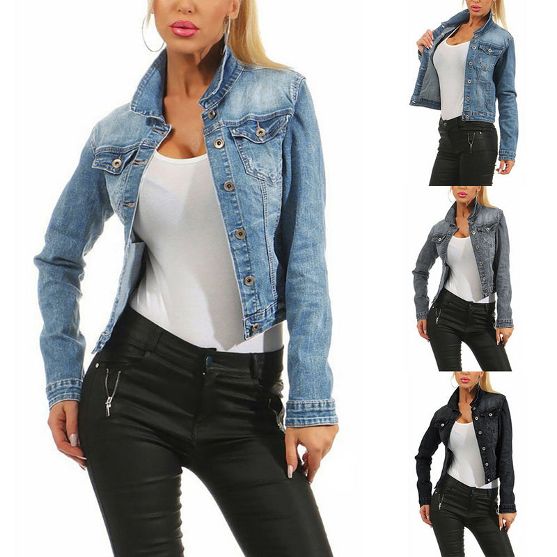 Stretch Denim Jacket