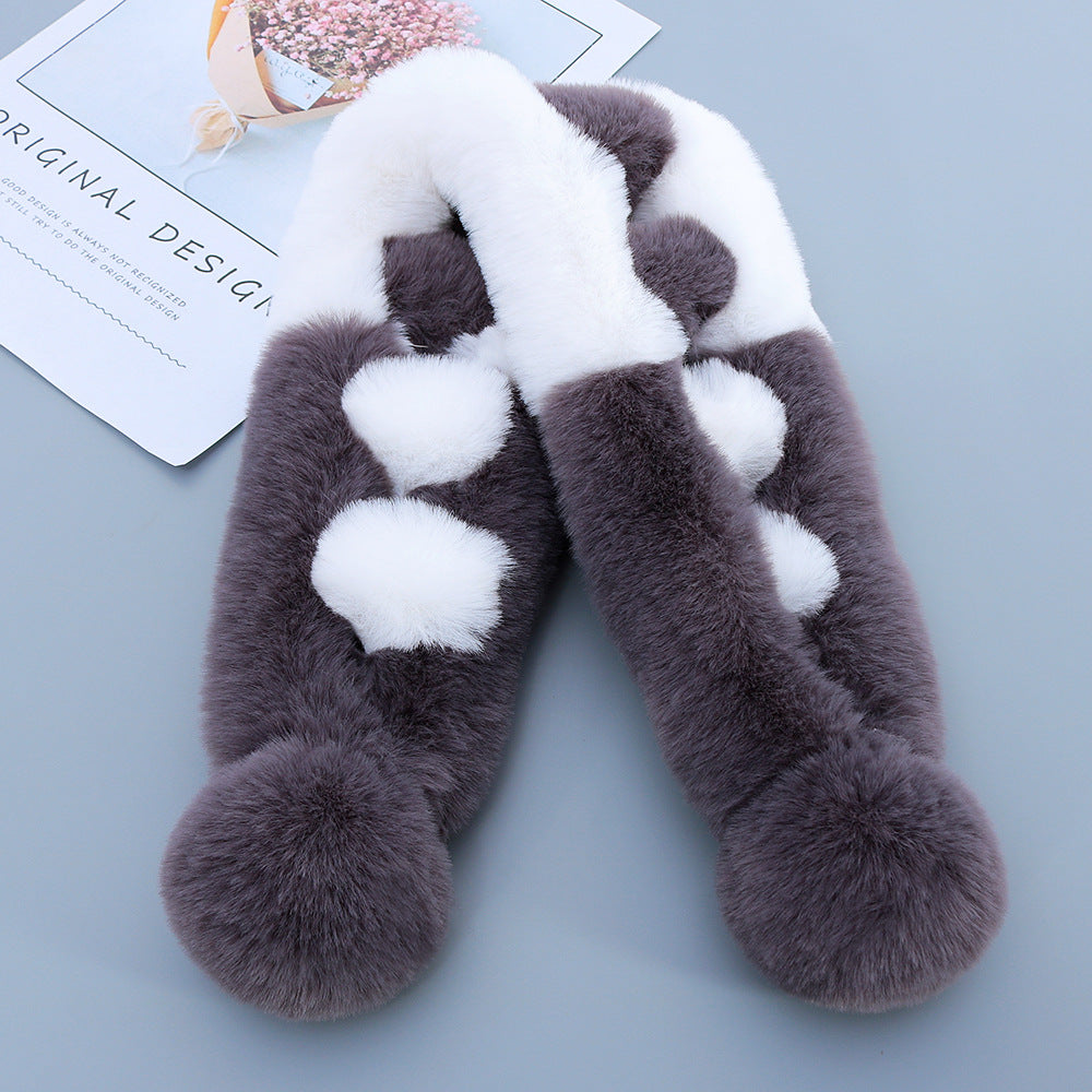 Double-Sided Eco-Friendly Fur Scarf