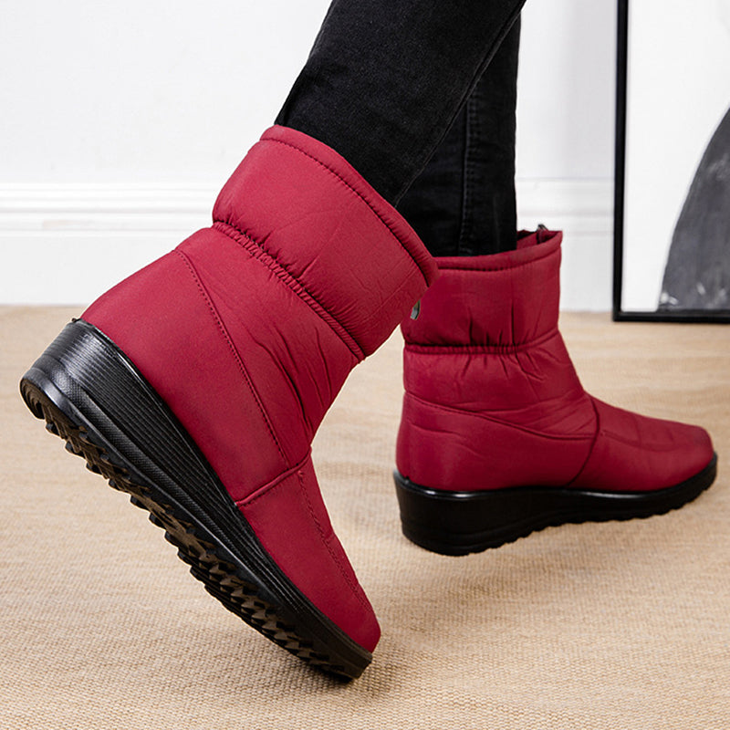 Winter Snow Boots For Women - Warm Plush Platform Shoes