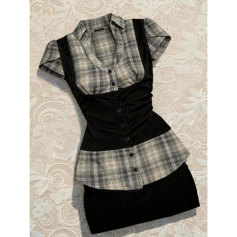 Retro Waist-Shaping Top & Flirty Skirt