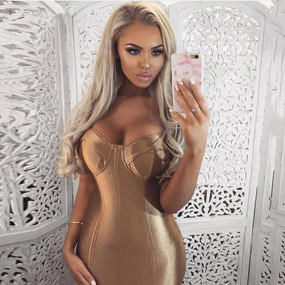 Slim Bodycon Sling Party Dress