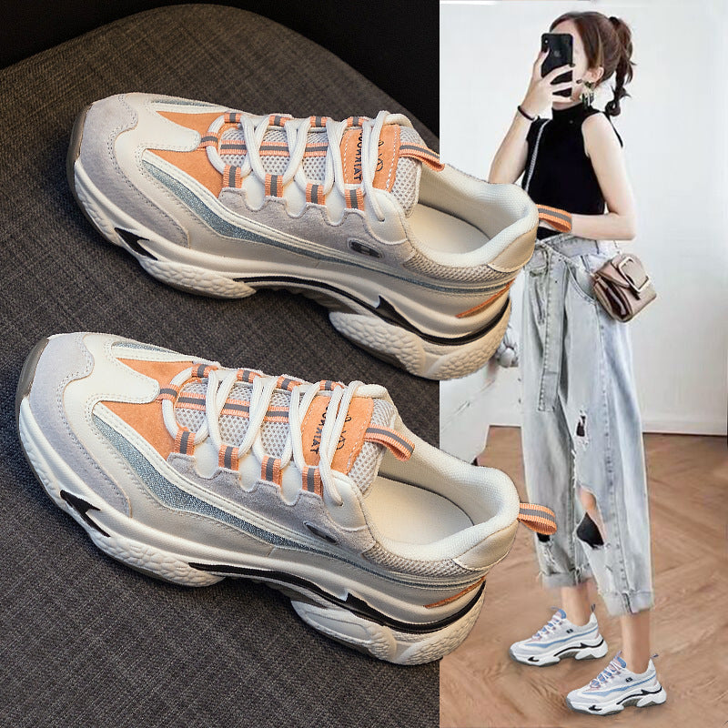 Flat-Platform Breathable Cosy Trendy Sneakers For Women