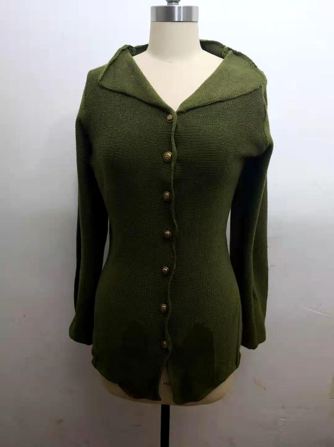 Slim Single-Breasted Short Retro Cardigan Coat