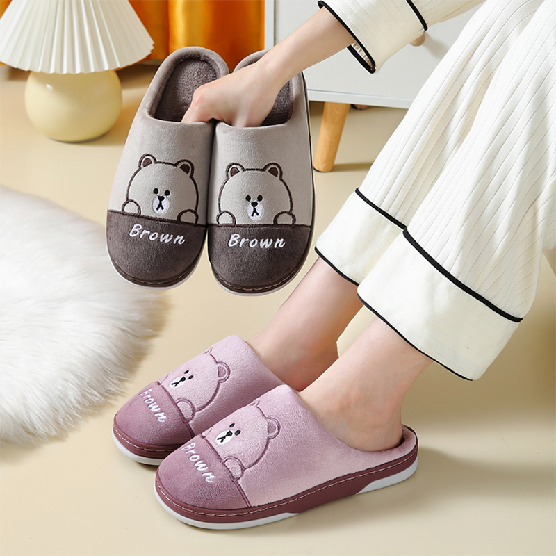 Bears Slippers - Warm Winter House Shoes For Women