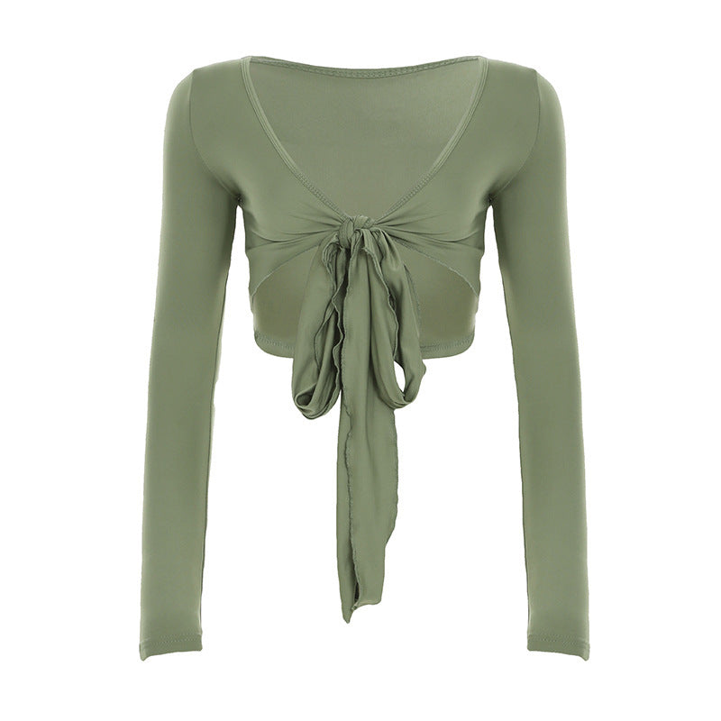 Pure Desire V-Neck Short Blouse