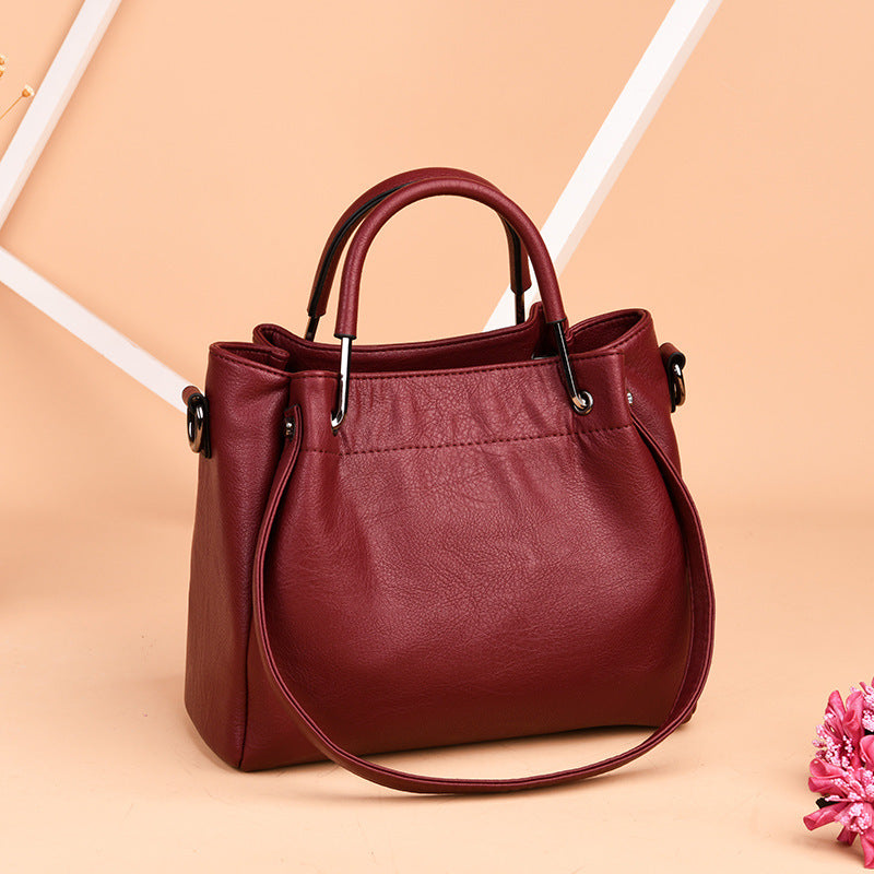 Korean Fashion Women's Leather Handbag