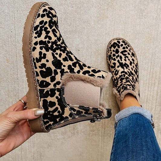 Warm Plush Ankle Boots