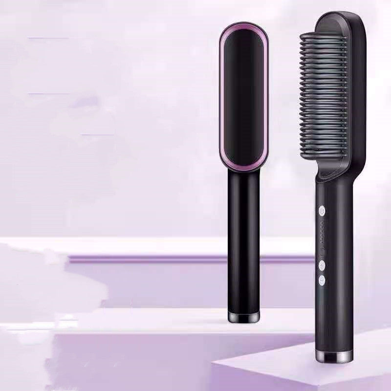 New 2-in-1 Hair Straightener -  Dual-Purpose Electric Hair Brush