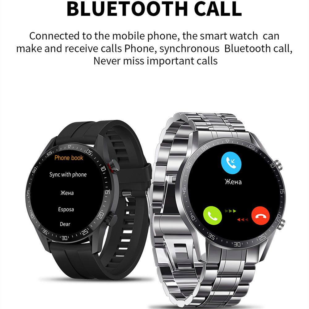 Steel Band Health Monitoring Bluetooth Watch