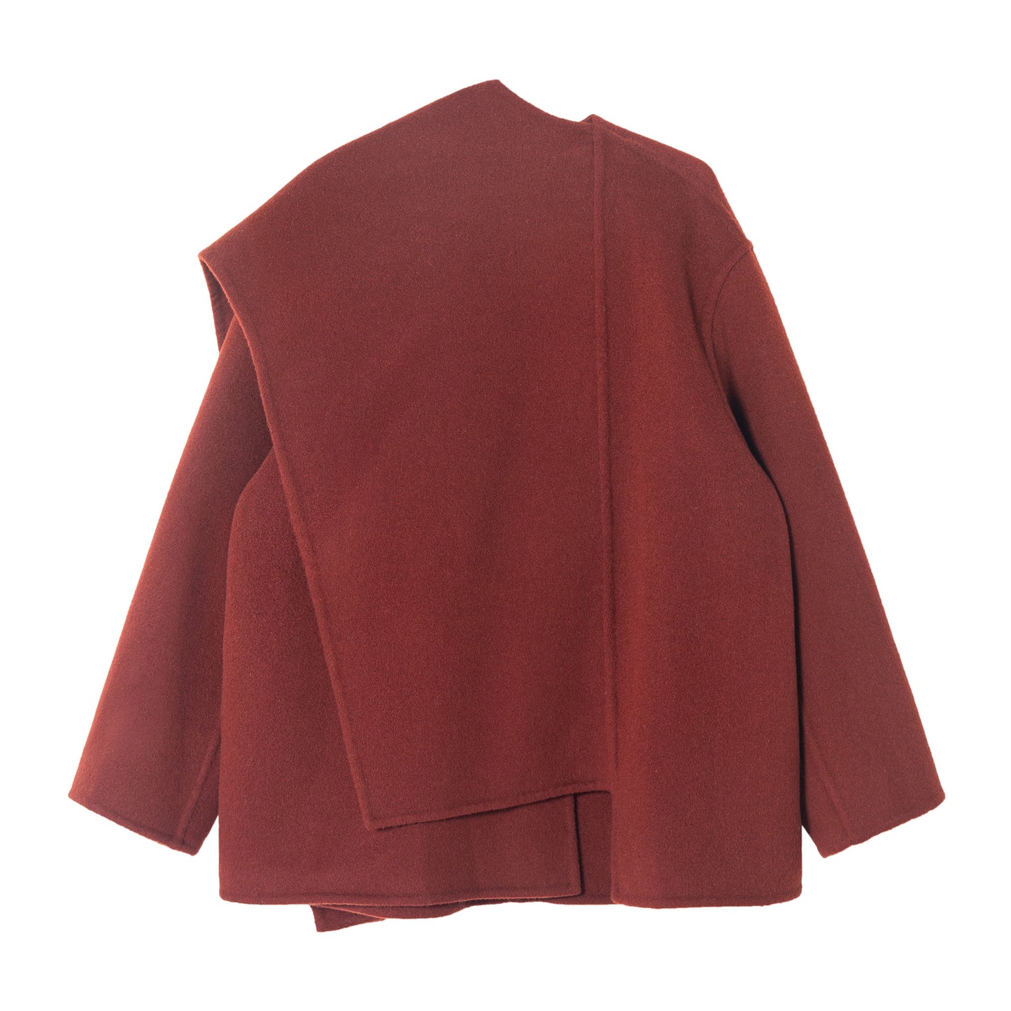Large Scarf Woollen Shawl Coat