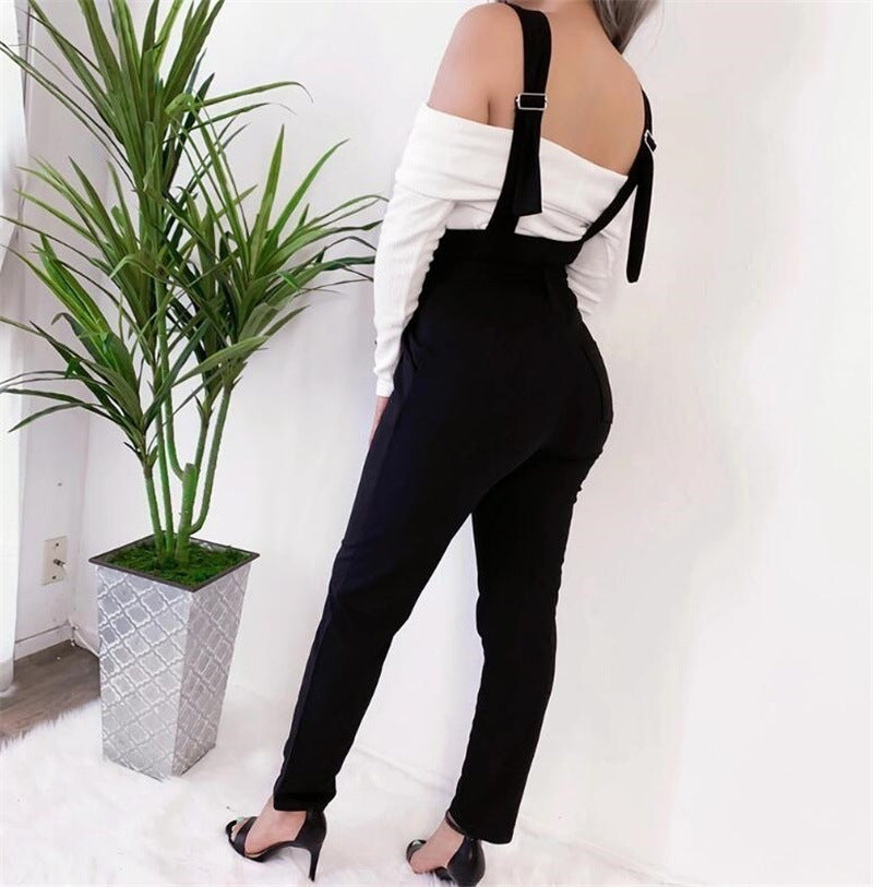 Slim Casual Suspender Trousers