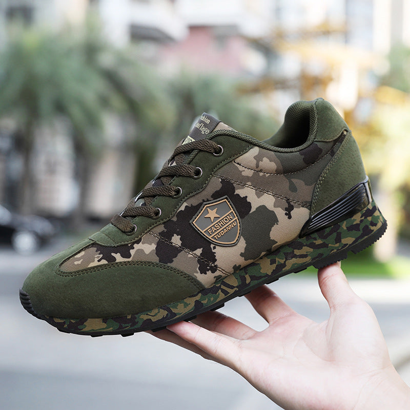 Rubber Camouflage Sports Shoes