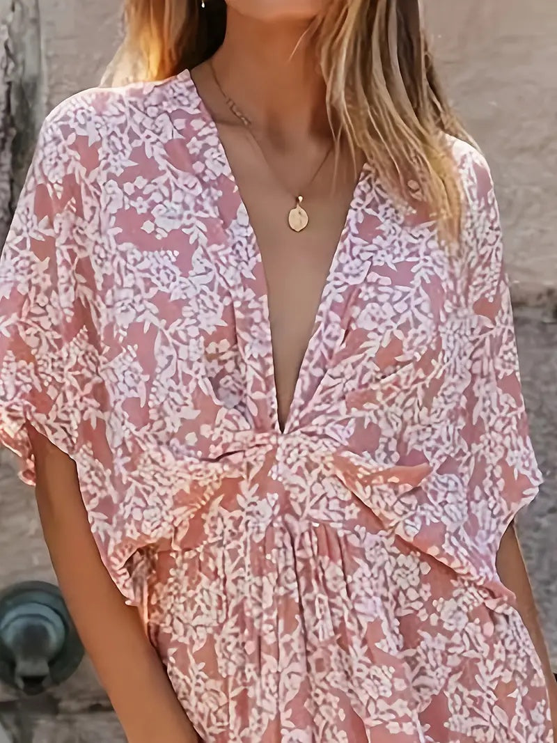 Trendy Polyester Side-Split Dress