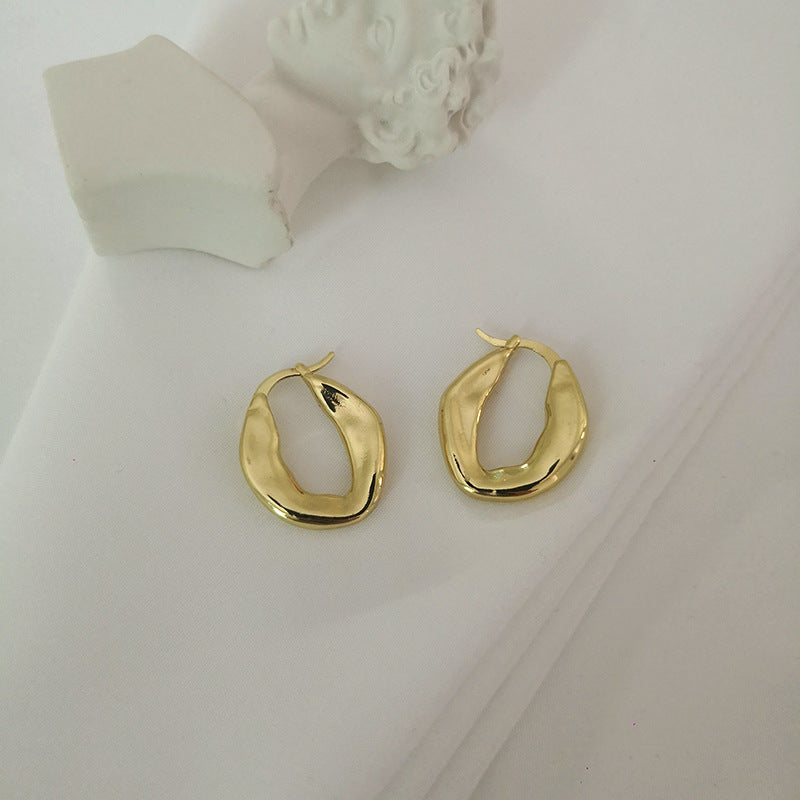 Temperament ear hoop earrings