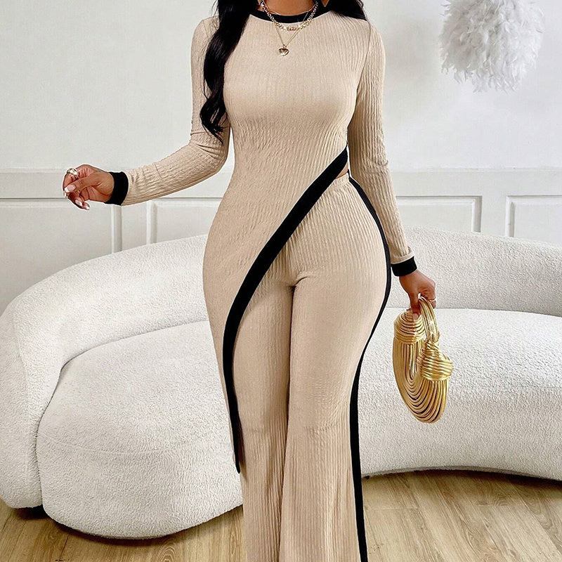 Women's 2-Piece Wide-Leg Pants Outfit - US Only