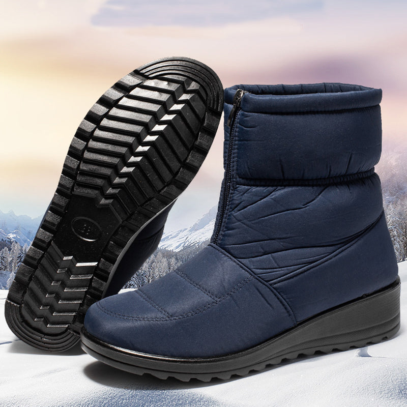 Winter Snow Boots For Women - Warm Plush Platform Shoes