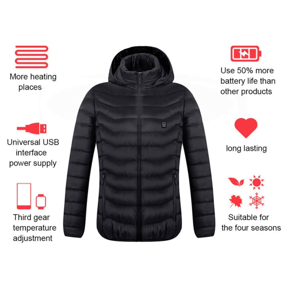 New Heated Jacket - USB Electric Coat