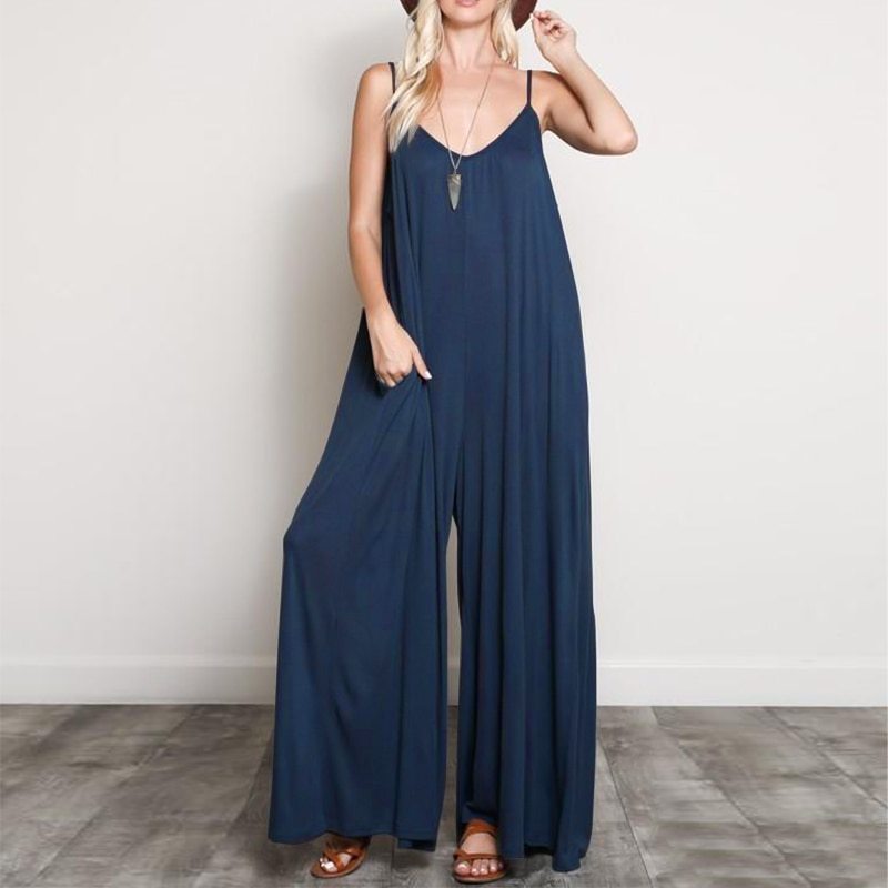 Wide-Leg Mono Jumpsuit