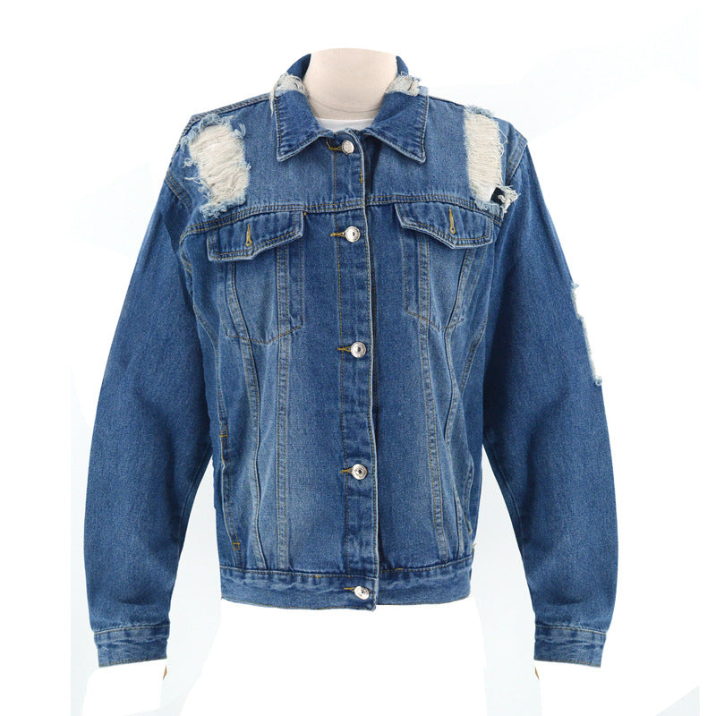 Slim All-Match Denim Jacket For Women