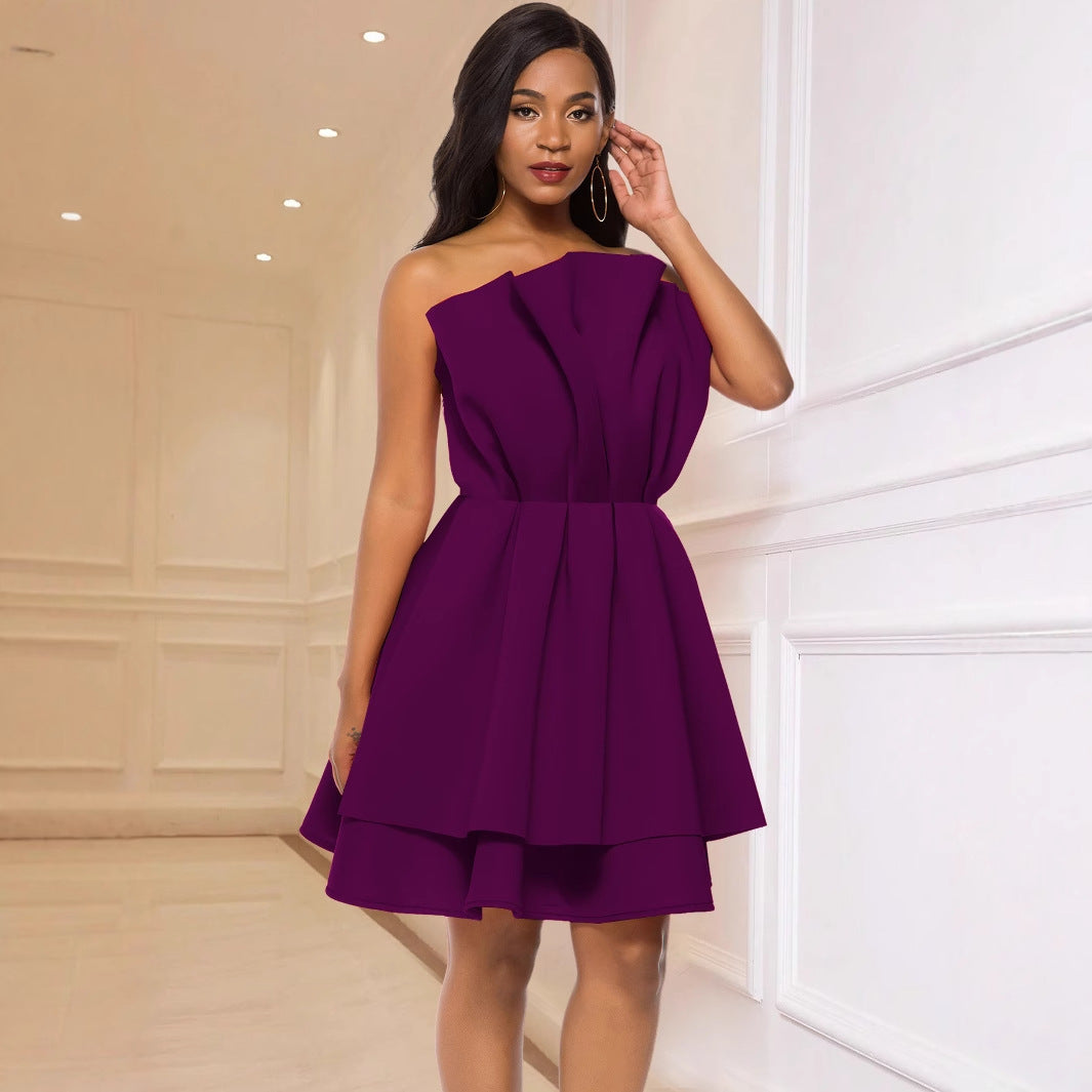 Tube-Top Short Dress