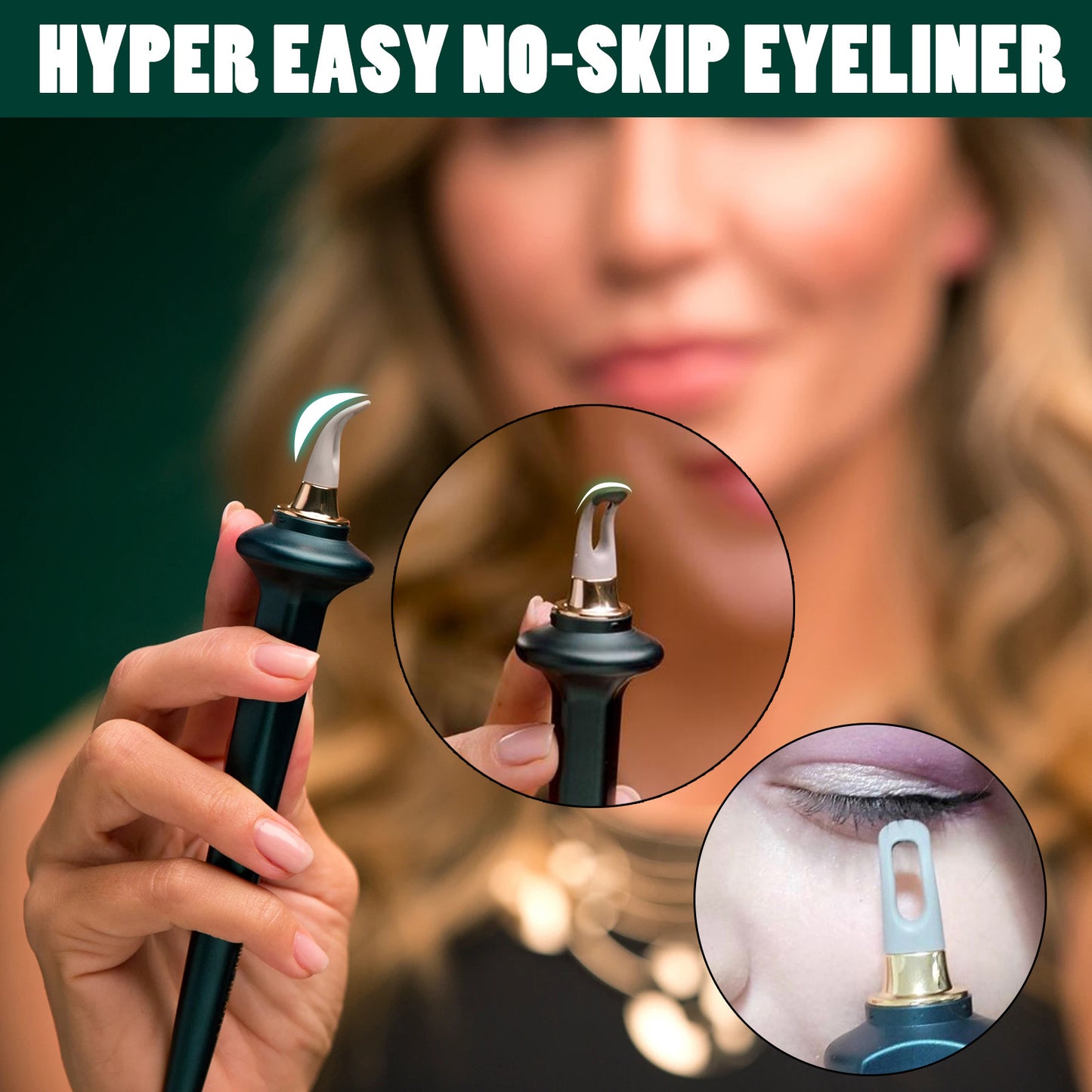 No-Skip Eyeliner - Reusable Silicone Eyeliner Tools