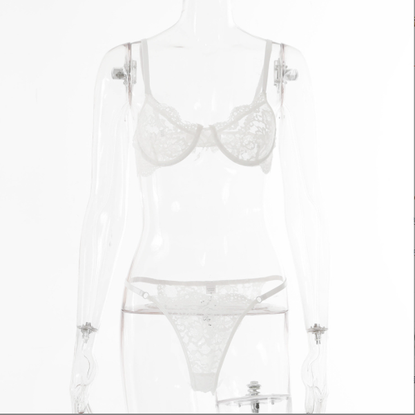 Women's Underwire Lace Lingerie Set