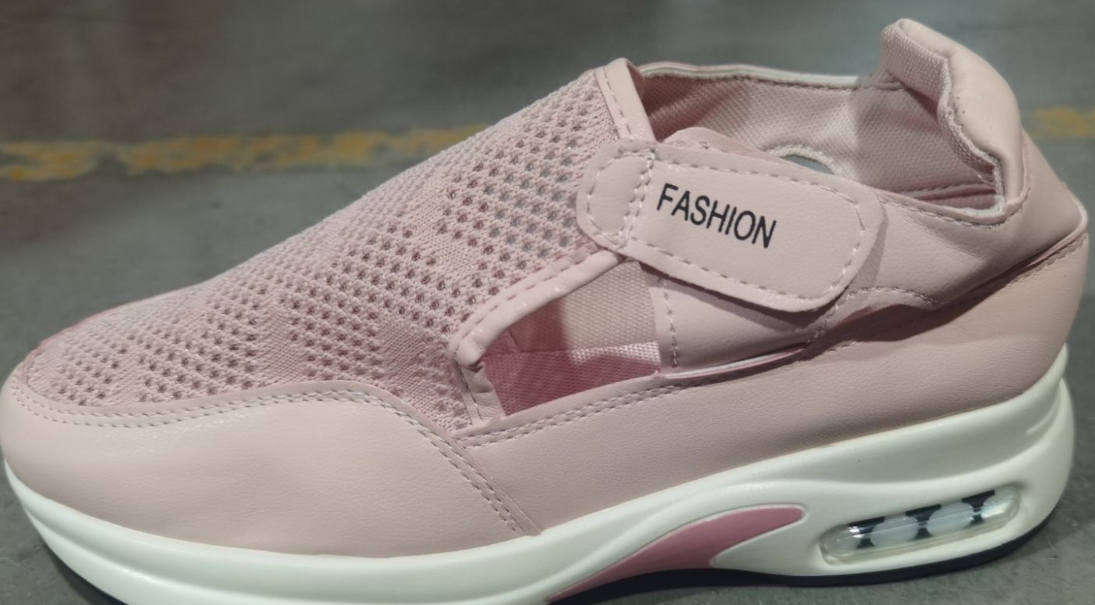 Thick Bottom Wedge Heel Velcro Sneakers/Trainers For Women