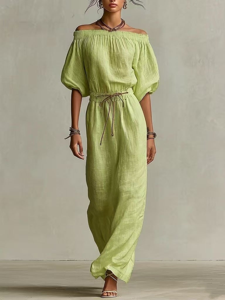 Fashionable Casual Solid-Colored Womens Pants Suit