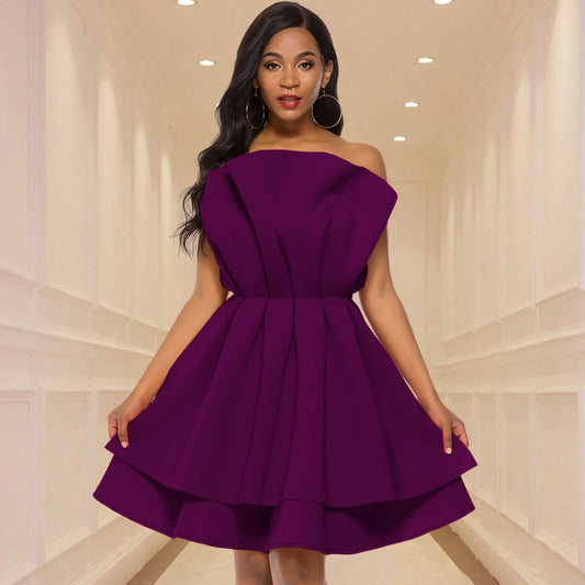 Tube-Top Short Dress