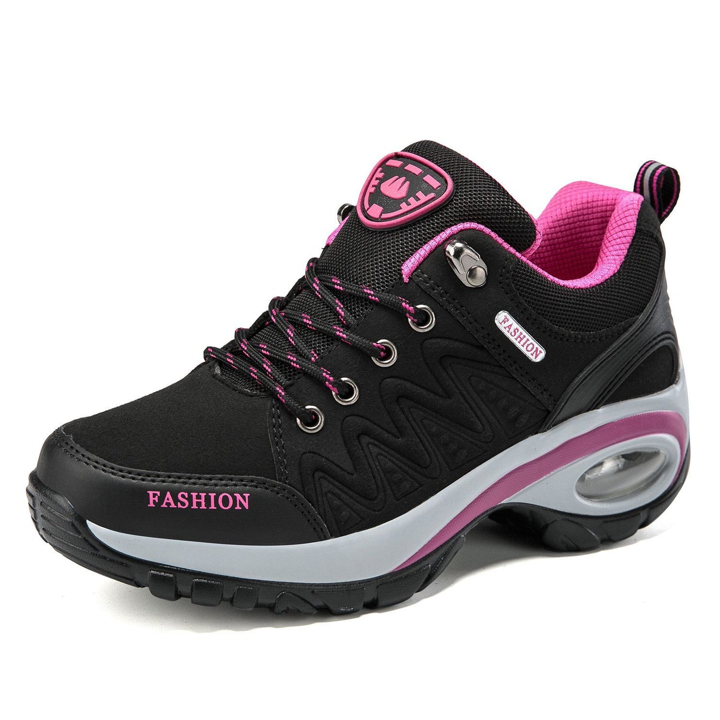 Women's Winter Sneakers -  Air-Cushion Design Platform Shoes