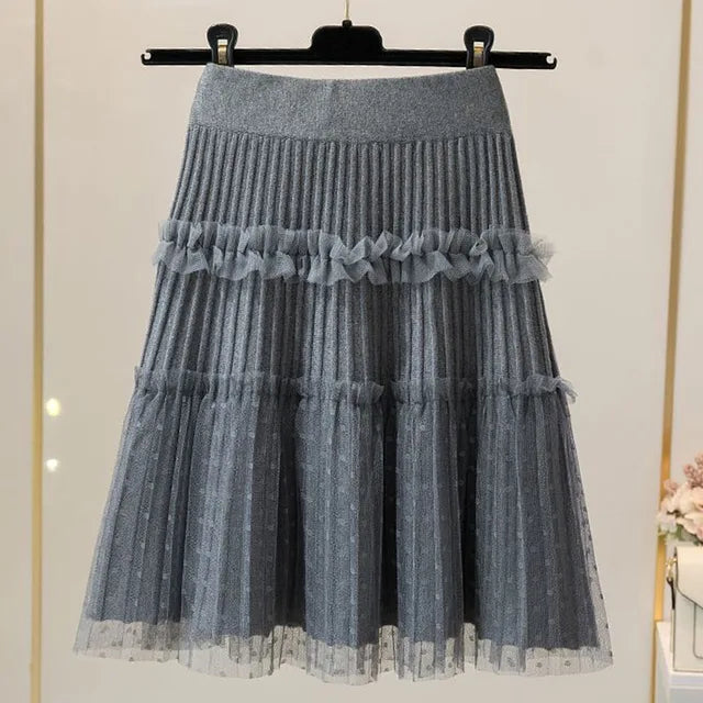 Tulle Patchwork Puffy Skirt