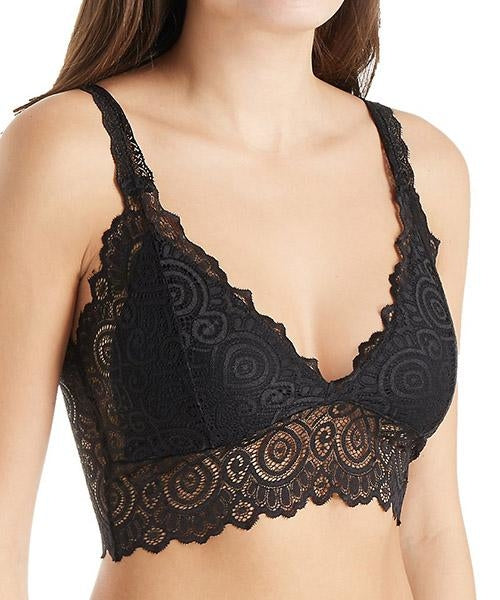 Lace V-Neck Bralette - USA