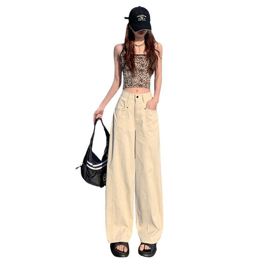 High-Waist Wide-Leg Cargo Pants