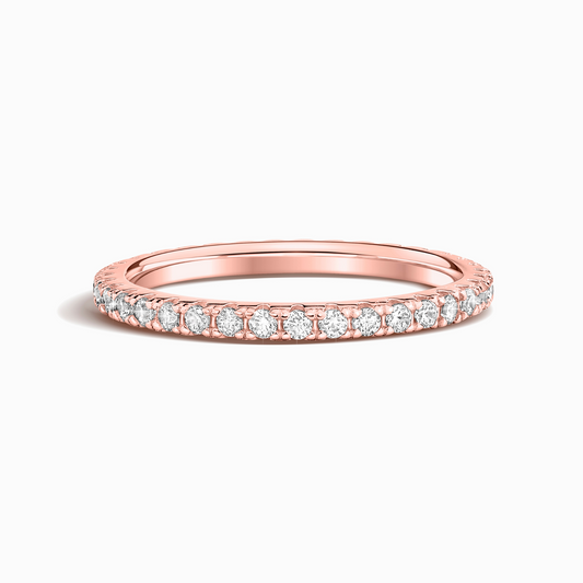 Classic Eternity Ring (1.8 mm) in 18k Rose Gold Vermeil