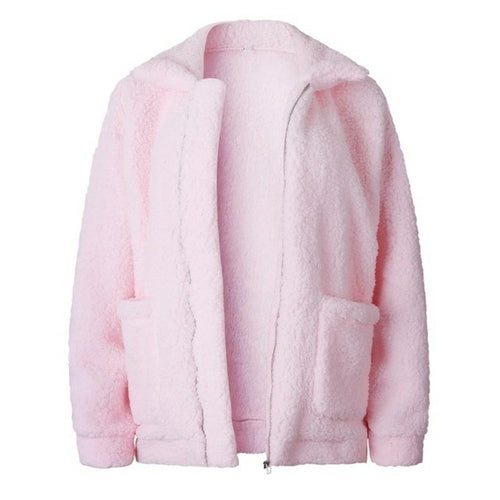 Elegant Faux Fur Coat For Women