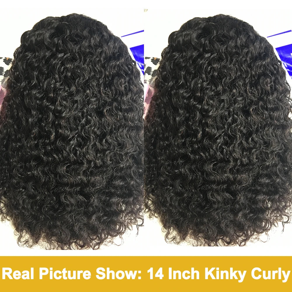 Brazilian Kinky Curly Headband Wig - 8-30 Inch Glueless Human Hair